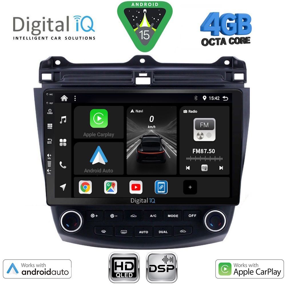 BXF6182_15 DIGITAL IQ BXF 16182_CPAA (10inc) MULTIMEDIA TABLET for HONDA ACCORD mod. 2003-2007 - Image 1