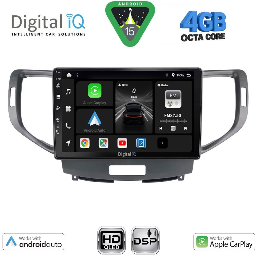 BXF6183-15 DIGITAL IQ BXF 16183_CPAA (9inc) MULTIMEDIA TABLET for HONDA ACCORD mod. 2008-2013 - Image 1