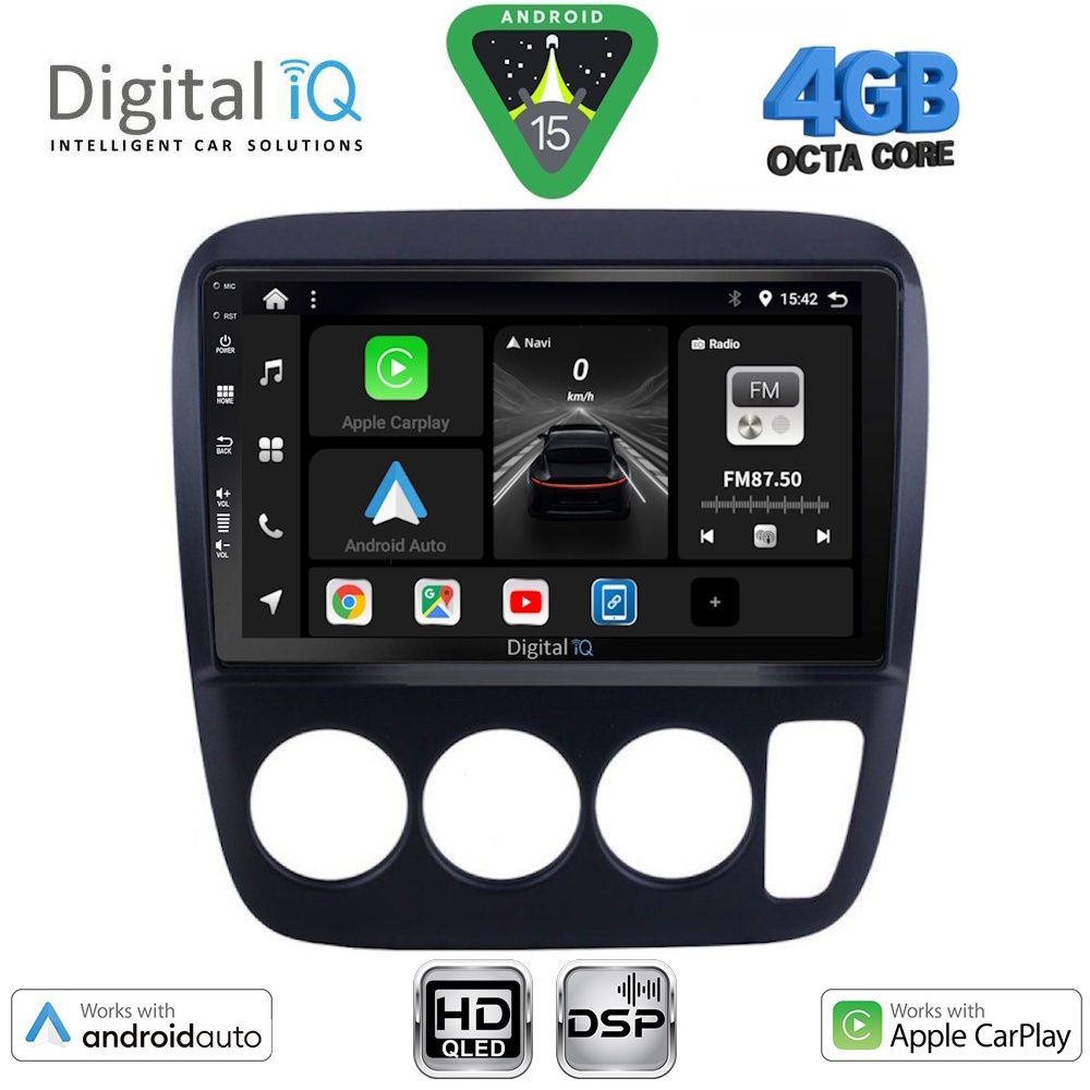 BXF6196_AC_15 DIGITAL IQ BXF 16196_CPAA A/C (9inc) MULTIMEDIA TABLET for HONDA CRV mod. 1996-2006 - Image 1