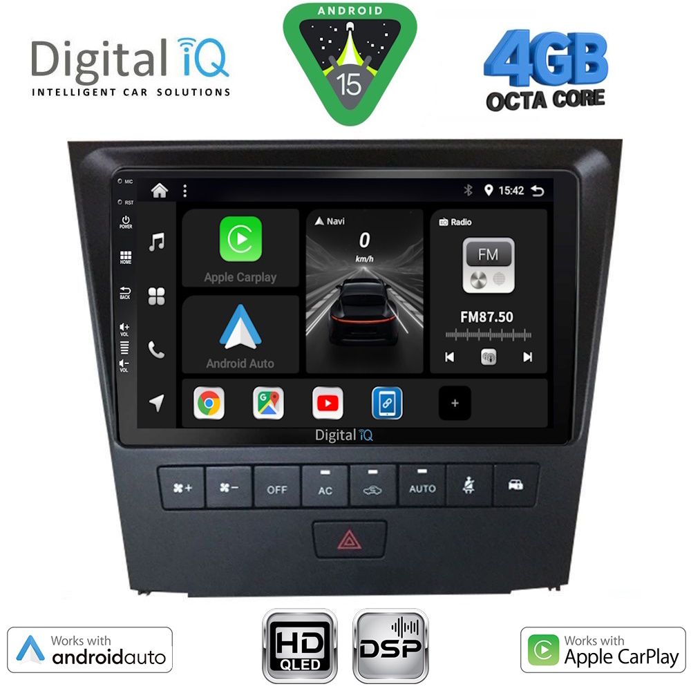 BXF6341_15 DIGITAL IQ BXF 16341_CPAA (9inc) MULTIMEDIA TABLET for LEXUS GS mod. 2004-2011 - Image 1