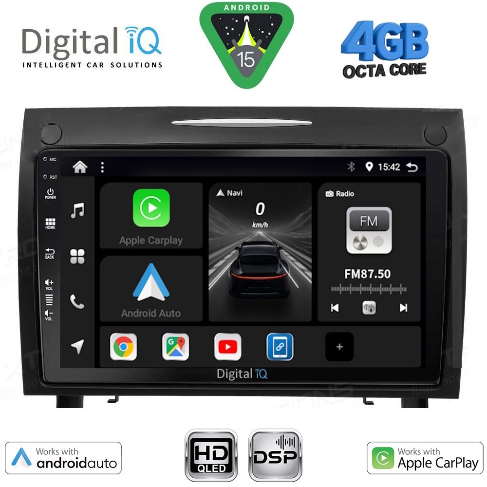 BXF6419_15 DIGITAL IQ BXF 16419_CPAA (9inc) MULTIMEDIA TABLET for MERCEDES SLK R171 mod. 2004-2010 - Image 1