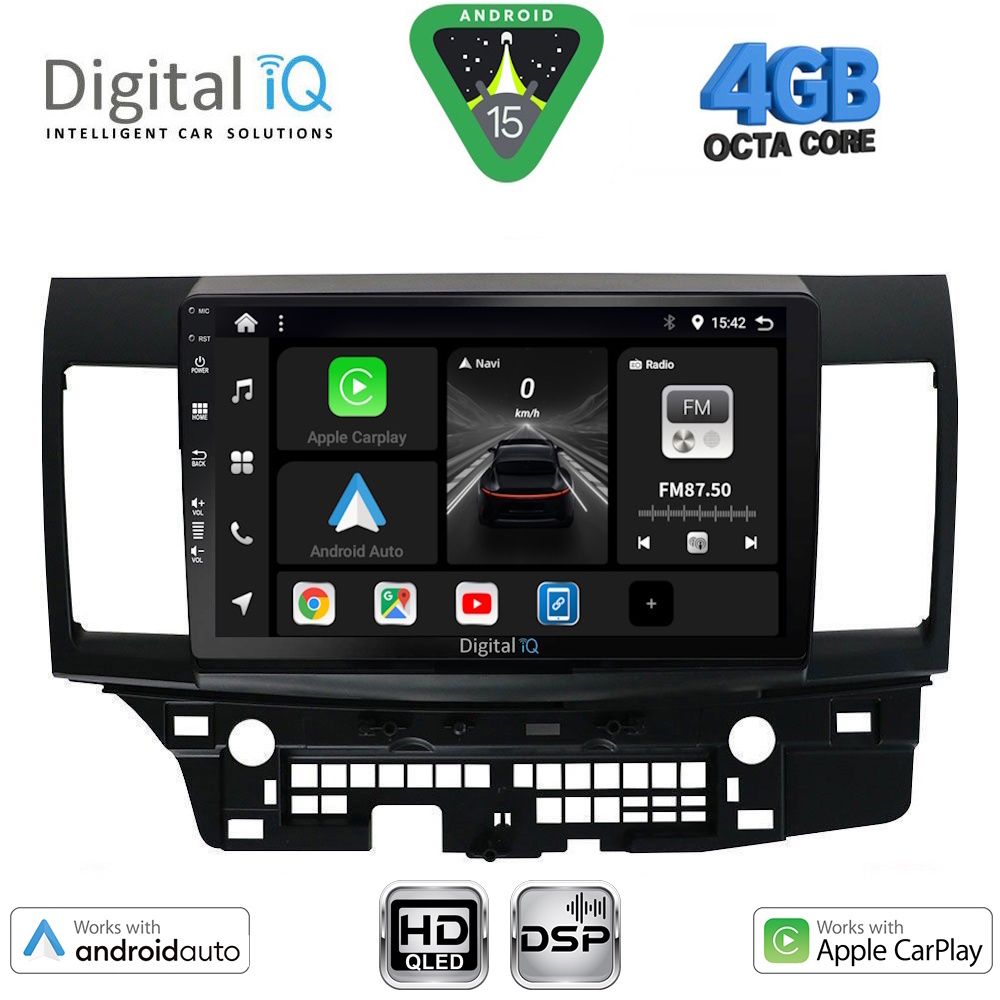 BXF6434_15 DIGITAL IQ BXF 17434_CPAA (10inc) MULTIMEDIA TABLET for MITSUBISHI LANCER mod. 2008-2017 - Image 1
