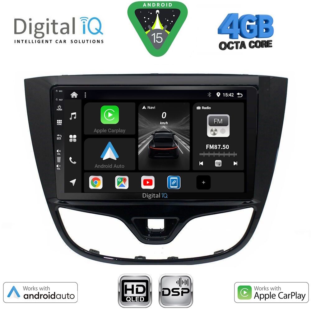 BXF6489_15 DIGITAL IQ BXF 16489_CPAA (10inc) MULTIMEDIA TABLET for OPEL KARL mod. 2014-2019 - Image 1
