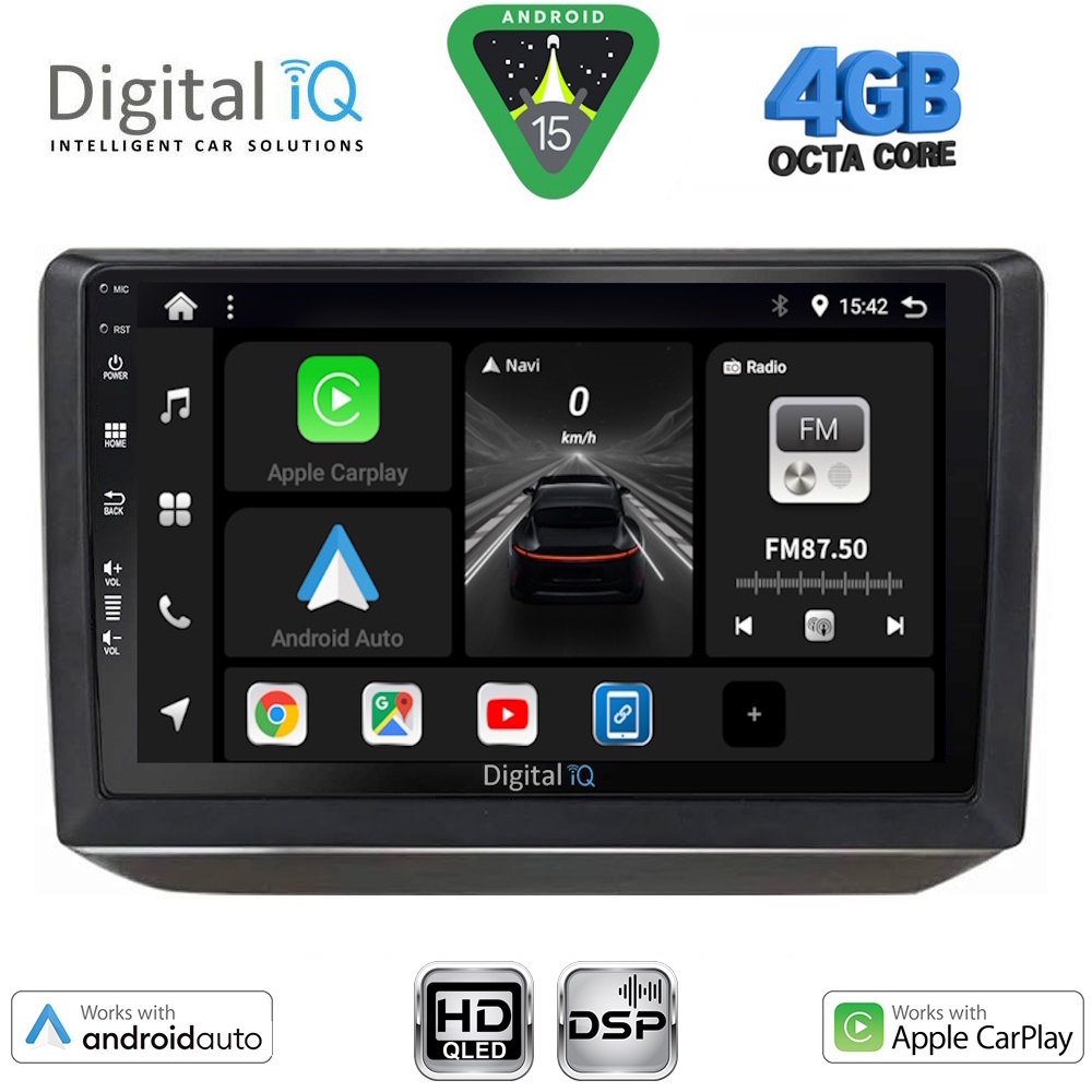 BXF6581_15 DIGITAL IQ BXF 16581_CPAA (10inc) MULTIMEDIA TABLET for SKODA FABIA mod. 2008-2014 - Image 1
