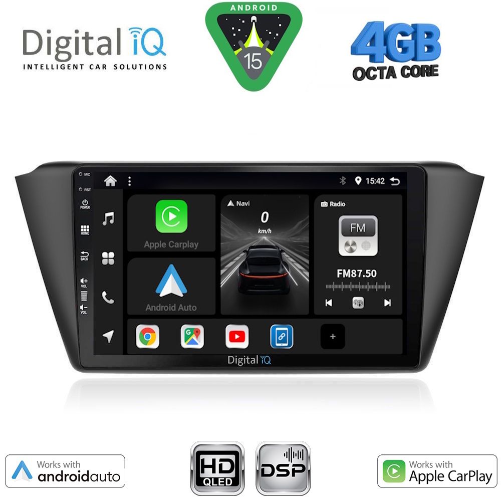 BXF6582_15 DIGITAL IQ BXF 16582_CPAA (9inc) MULTIMEDIA TABLET for SKODA FABIA mod. 2015-2022 - Image 1