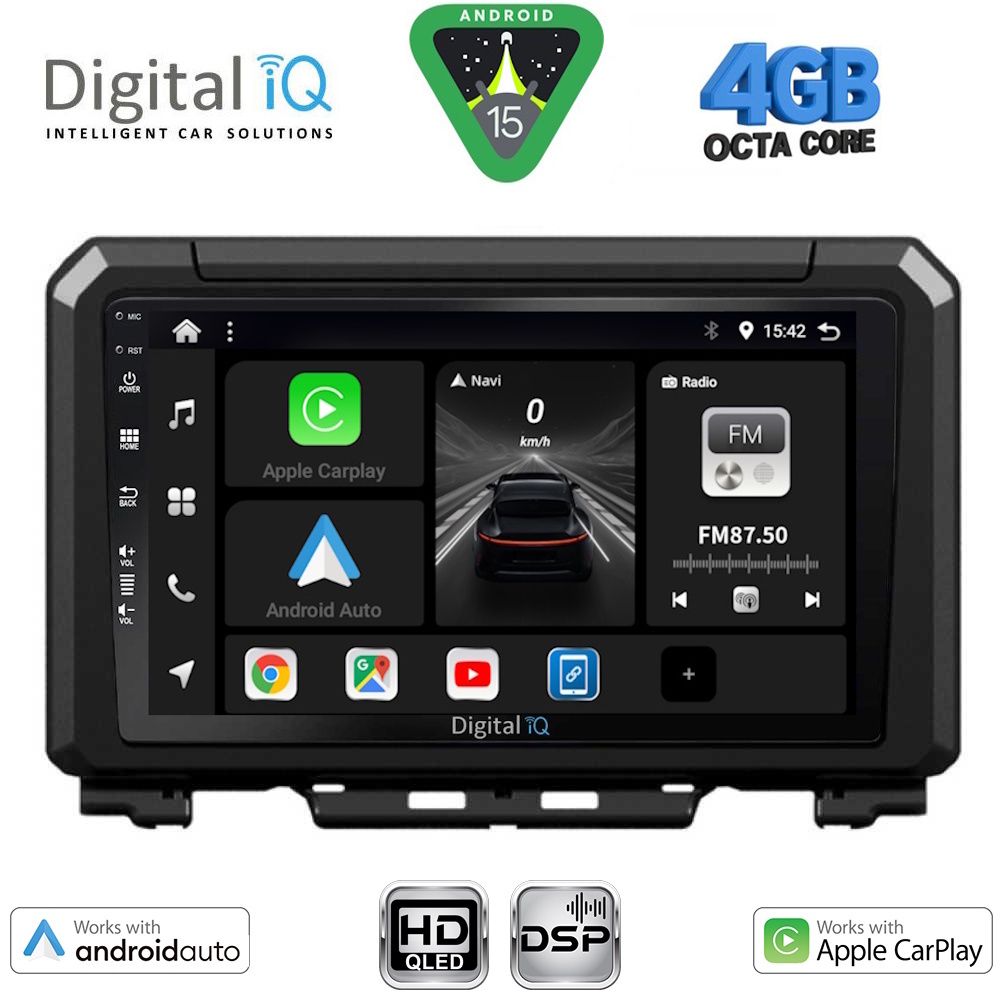 BXF6679_15 DIGITAL IQ BXF 16679_CPAA (9inc) MULTIMEDIA TABLET for SUZUKI JIMNY mod. 2017-2026 - Image 1