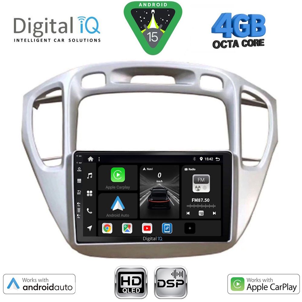 BXF6718_15 DIGITAL IQ BXF 16718_CPAA (9inc) MULTIMEDIA TABLET for TOYOTA HIGHLANDER mod. 2002-2009 - Image 1