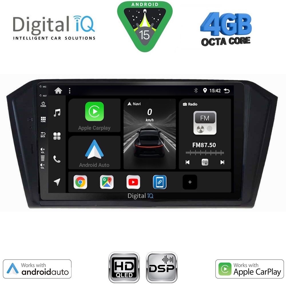 BXF6750_15 DIGITAL IQ BXF 16750_CPAA (10inc) MULTIMEDIA TABLET for VW PASSAT mod. 2016-2023 - Image 1