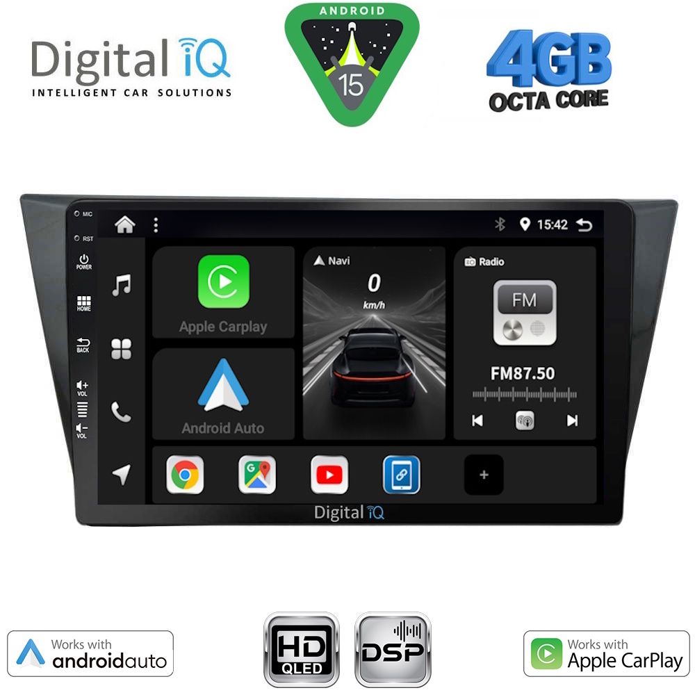 BXF6761_15 DIGITAL IQ BXF 16761_CPAA (10inc) MULTIMEDIA TABLET for VW TIGUAN mod. 2016-2024 - Image 1