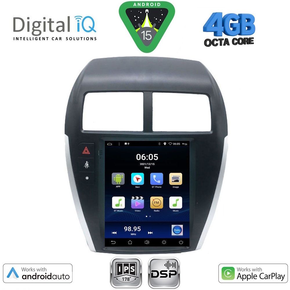BXF6952_15 DIGITAL IQ BXF 6952_CPAA TESLA STYLE for MITSUBISHI ASX mod. 2009-2020 - Image 1