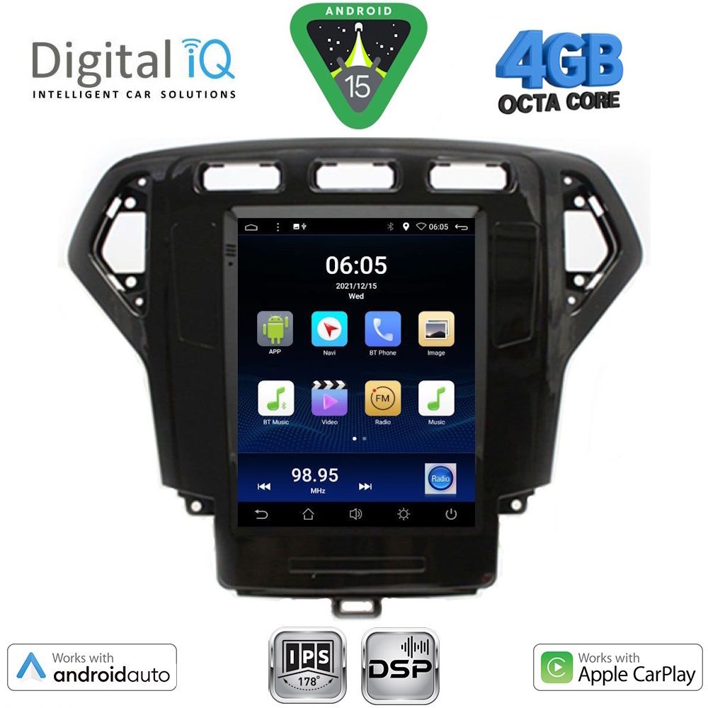 BXF6957_15 DIGITAL IQ BXF 6957_CPAA TESLA STYLE for FORD MONDEO mod. 2007-2010 - Image 1