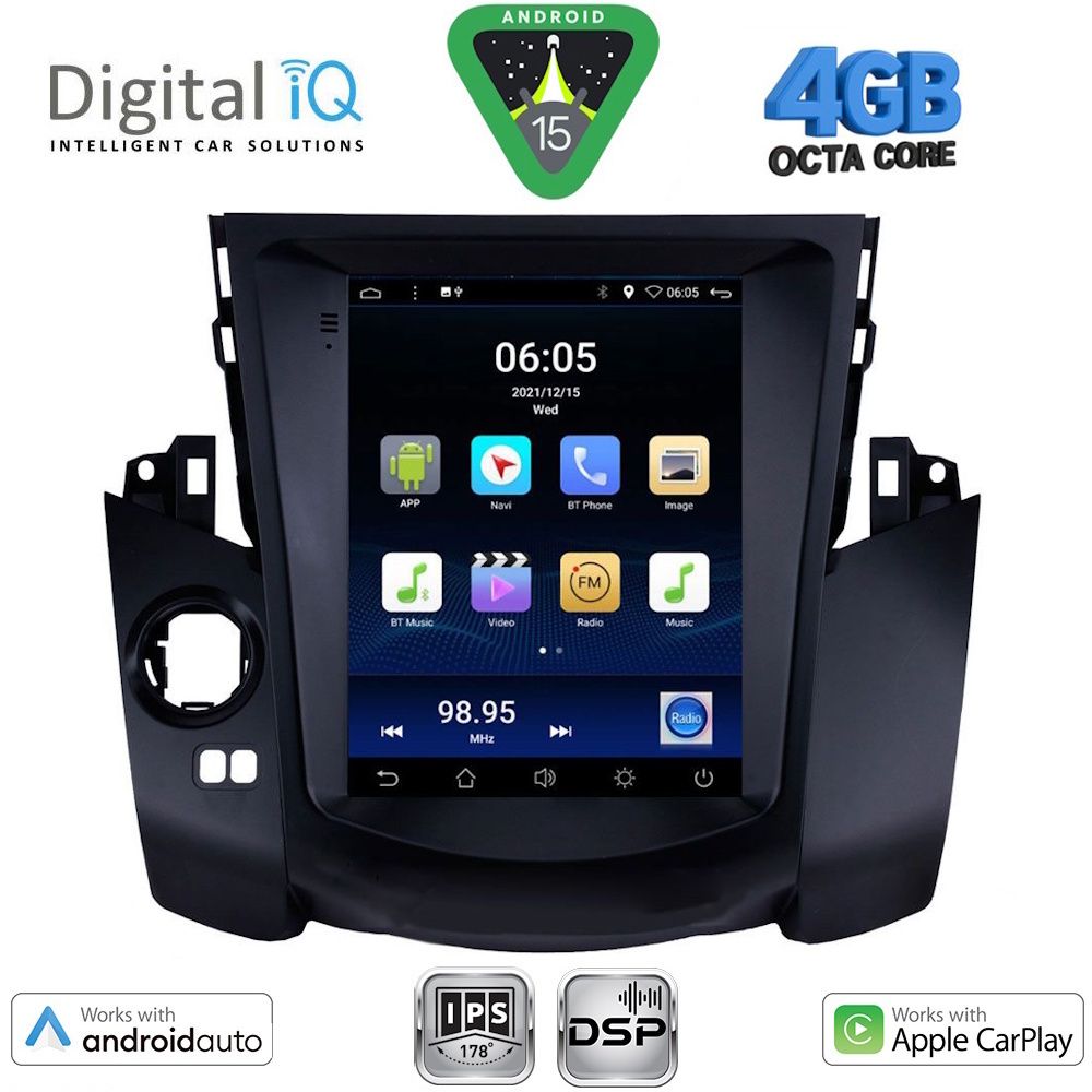 BXF6969_15 DIGITAL IQ BXF 6969_CPAA TESLA STYLE for TOYOTA RAV 4 mod. 2006-2012 - Image 1