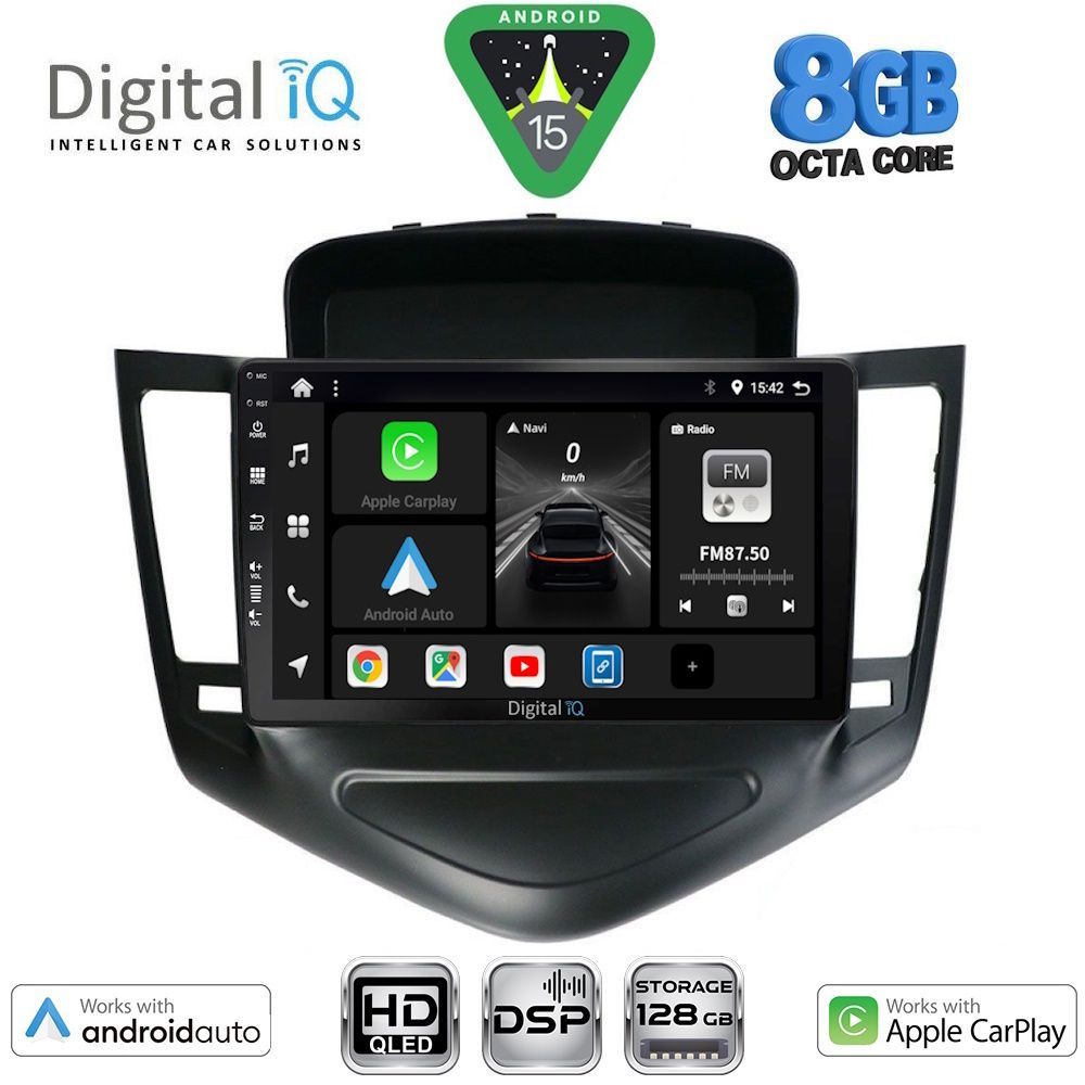 BXF7076_15 DIGITAL IQ BXF 7076_CPAA (9inc) MULTIMEDIA TABLET for CHEVROLET CRUZE mod. 2008-2012 - Image 1