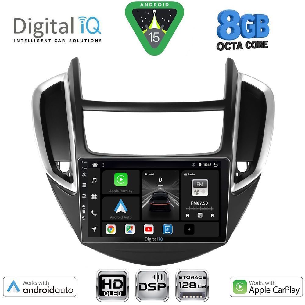 BXF7080_15 DIGITAL IQ BXF 7080_CPAA (9inc) MULTIMEDIA TABLET for CHEVROLET TRAX mod. 2014-2022 - Image 1