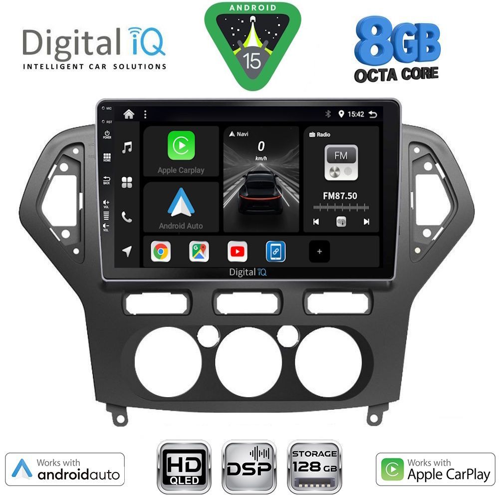 BXF7162AC_15 DIGITAL IQ BXF 7162_CPAA A/C (10inc) MULTIMEDIA TABLET for FORD MONDEO mod. 2007-2011 - Image 1