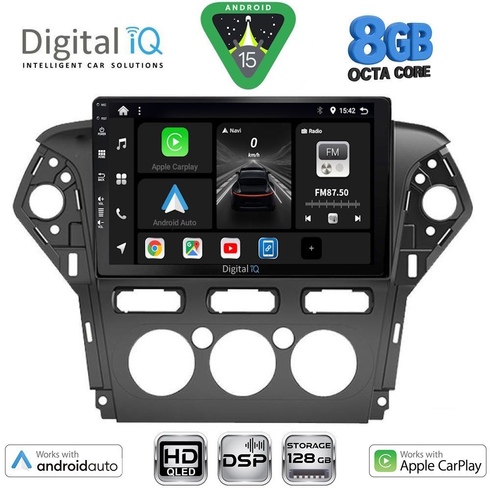 BXF7163AC_15 DIGITAL IQ BXF 7163_CPAA A/C (10inc) MULTIMEDIA TABLET for FORD MONDEO mod. 2011-2013 - Image 1