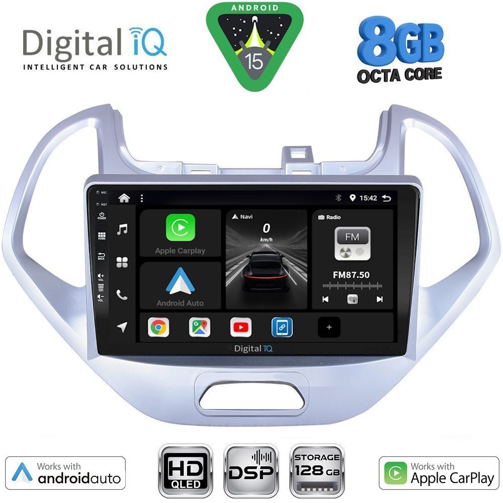 BXF7167LO_15 DIGITAL IQ BXF 7167LO_CPAA (9inc) MULTIMEDIA TABLET for FORD KA mod. 2017-2023 - Image 1