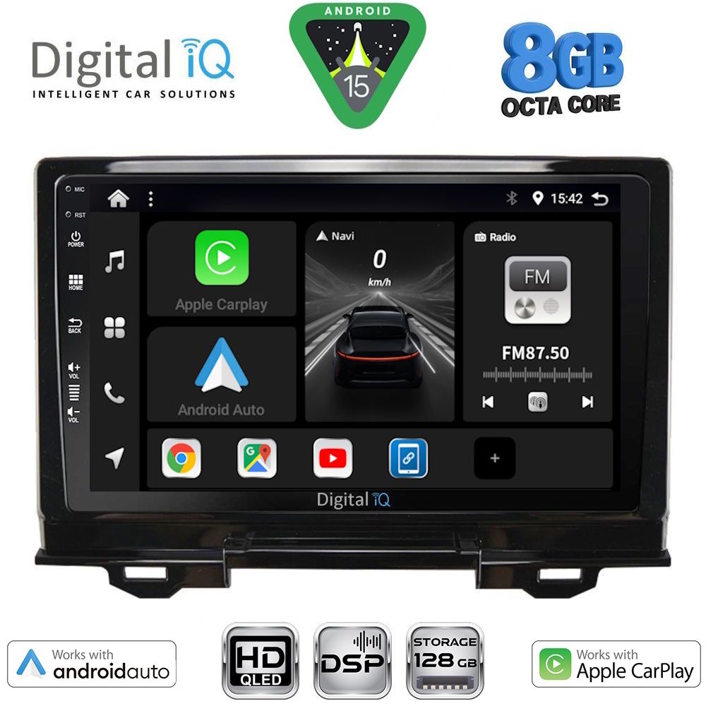BXF7202_15_ DIGITAL IQ BXF 7202_CPAA (9inc) MULTIMEDIA TABLET for HONDA HRV mod. 2021-2026 - Image 1