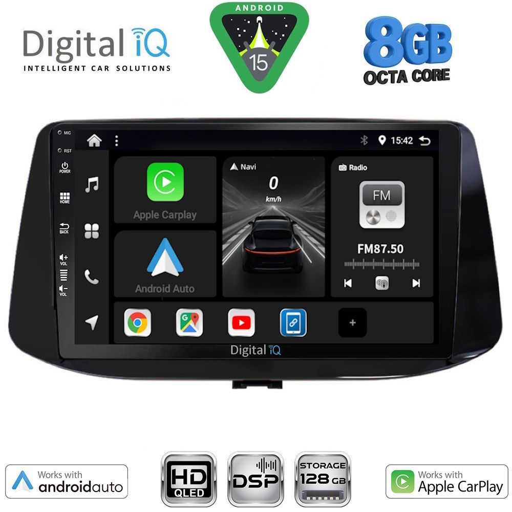 BXF7233_15 DIGITAL IQ BXF 7233_CPAA (9inc) MULTIMEDIA TABLET for HYUNDAI i30 mod. 2018-2025 - Image 1