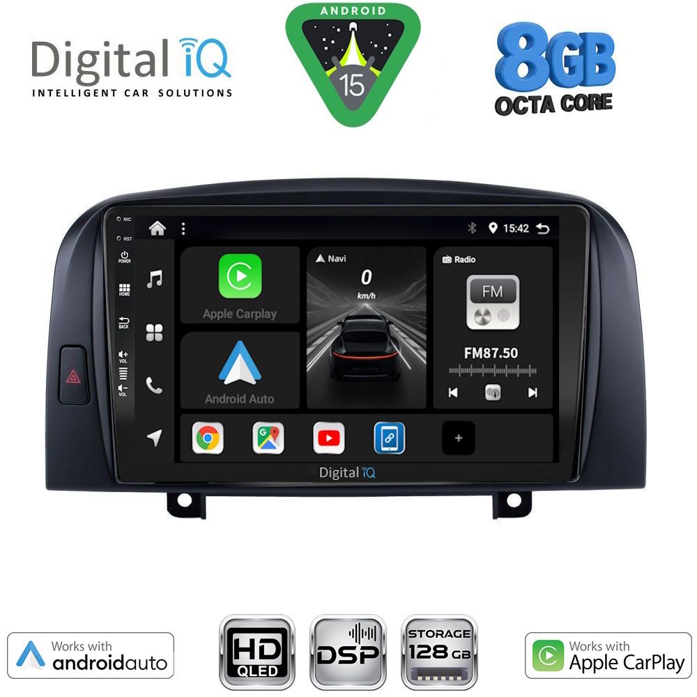 BXF7248_15 DIGITAL IQ BXF 7248_CPAA (9inc) MULTIMEDIA TABLET for HYUNDAI SONATA mod. 2006-2009 - Image 1
