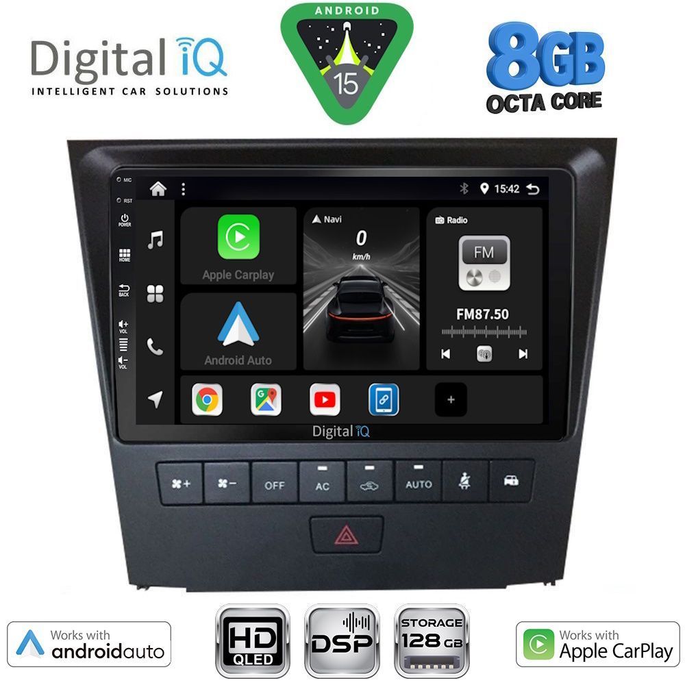 BXF7341_15 DIGITAL IQ BXF 7341_CPAA (9inc) MULTIMEDIA TABLET for LEXUS GS mod. 2004-2011 - Image 1