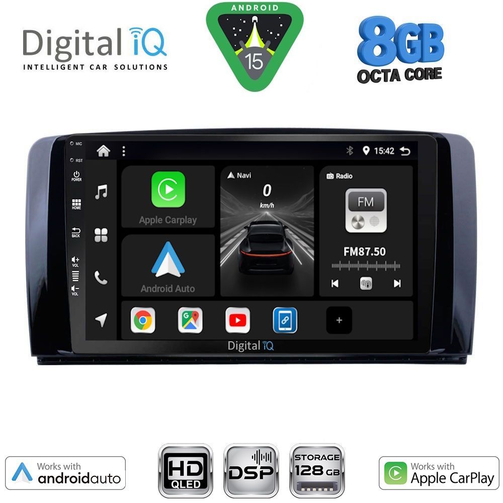 BXF7422_15 DIGITAL IQ BXF 7422_CPAA (9inc) MULTIMEDIA TABLET for MERCEDES R (W251) mod. 2006-2015 - Image 1