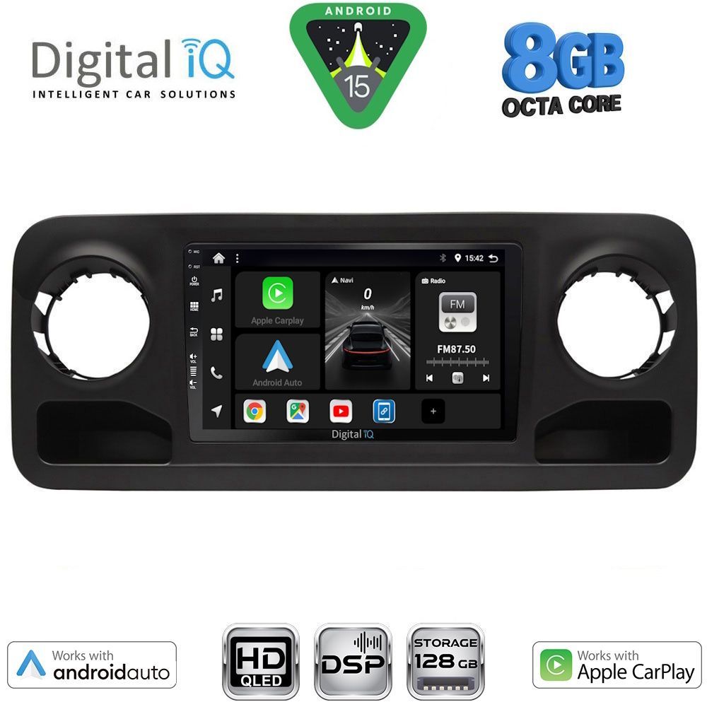 BXF7424_15 DIGITAL IQ BXF 7424_CPAA (10inc) MULTIMEDIA TABLET for MERCEDES SPRINTER mod. 2018-2026 - Image 1