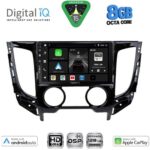 DIGITAL IQ BXF 7437_CPAA A/C (9inc) MULTIMEDIA TABLET for MITSUBISHI L200 mod. 2015-2019 with A/C