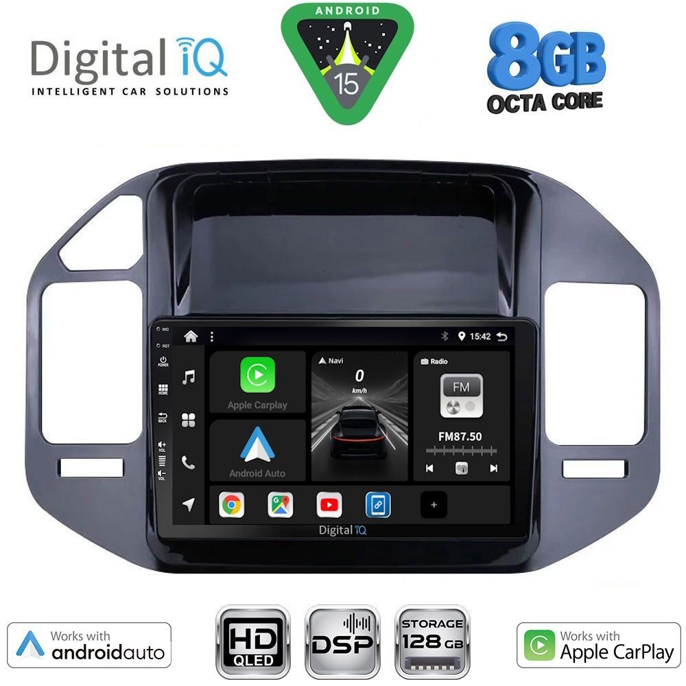 BXF7444_15 DIGITAL IQ BXF 7444_CPAA (9inc) MULTIMEDIA TABLET for MITSUBISHI PAJERO mod. 1999-2006 - Image 1
