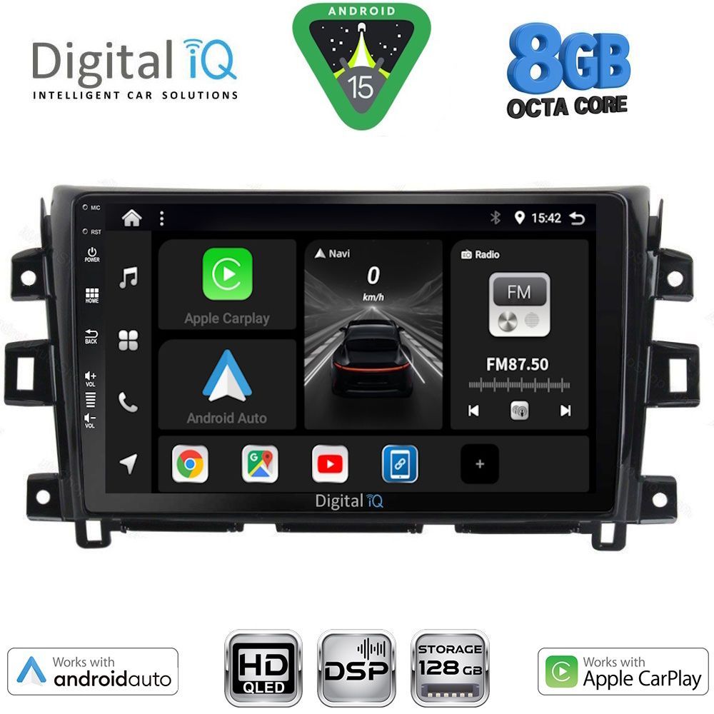 BXF7456_15 DIGITAL IQ BXF 7456_CPAA (10inc) MULTIMEDIA TABLET for NISSAN NAVARA mod. 2016-2025 - Image 1