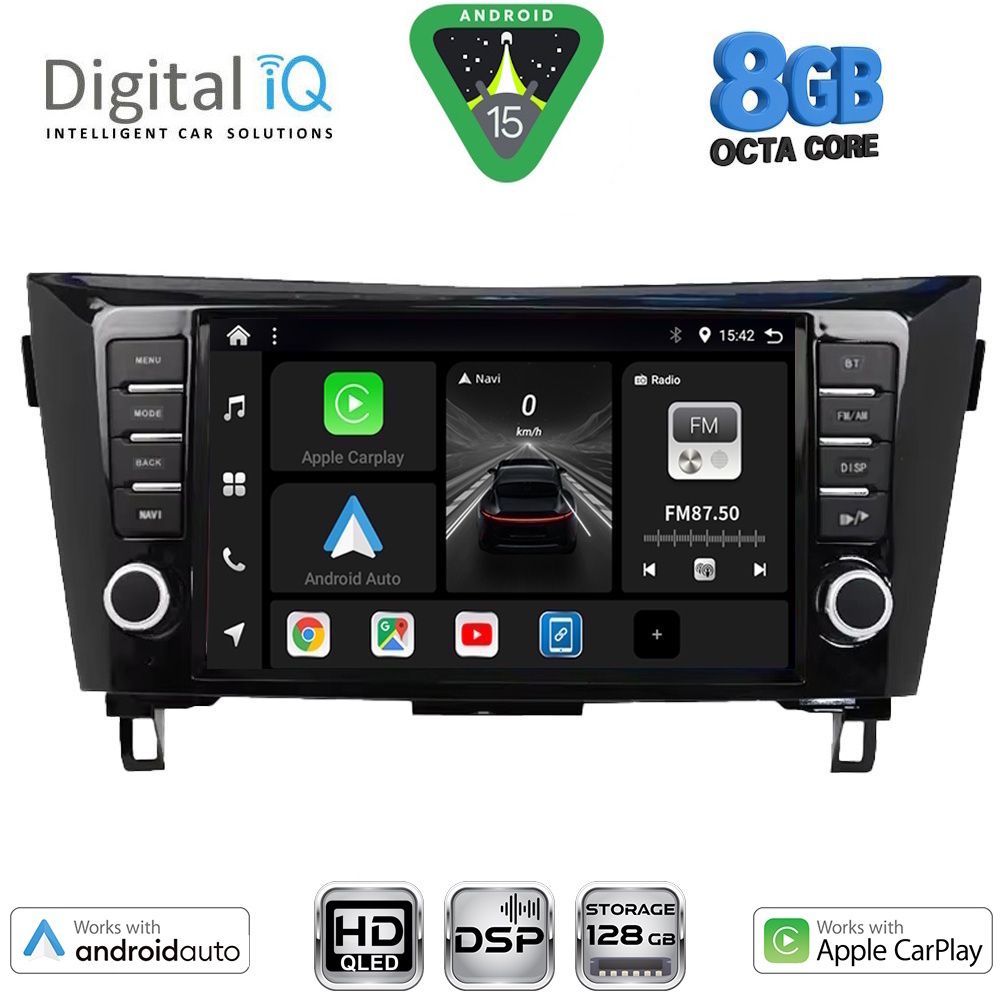 BXF7467_15 DIGITAL IQ BXF 7467_CPAA (9inc) MULTIMEDIA TABLET for NISSAN QASHQAI - XTRAIL mod. 2014-2021 - Image 1