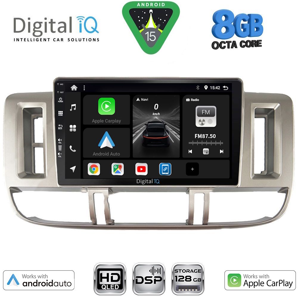 BXF7474_15 DIGITAL IQ BXF 7474_CPAA (9inc) MULTIMEDIA TABLET for NISSAN XTRAIL mod. 2000-2004 - Image 1