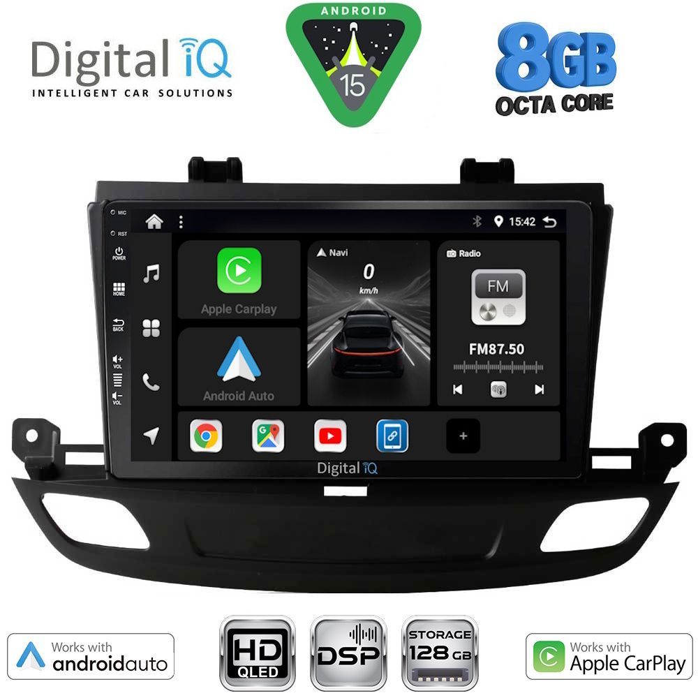 BXF7493_15 DIGITAL IQ BXF 7493_CPAA (9inc) MULTIMEDIA TABLET for OPEL INSIGNIA mod. 2018-2024 - Image 1