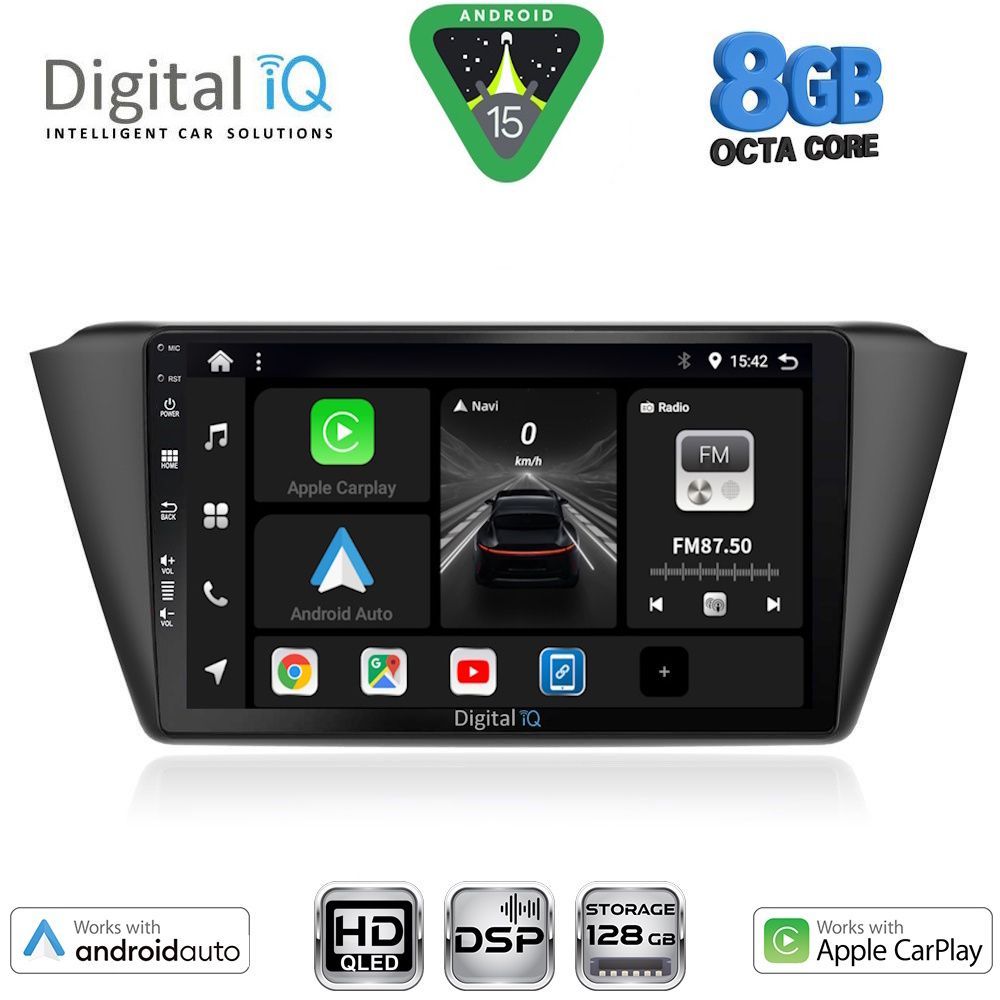 BXF7582_15 DIGITAL IQ BXF 7582_CPAA (9inc) MULTIMEDIA TABLET for SKODA FABIA mod. 2015-2022 - Image 1