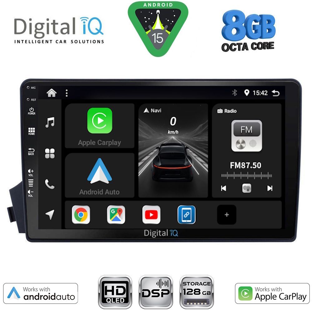 BXF7650_15 DIGITAL IQ BXF 7650_CPAA (9inc) MULTIMEDIA TABLET for SSANGYONG ACTYON - KYRON mod. 2006-2015 - Image 1