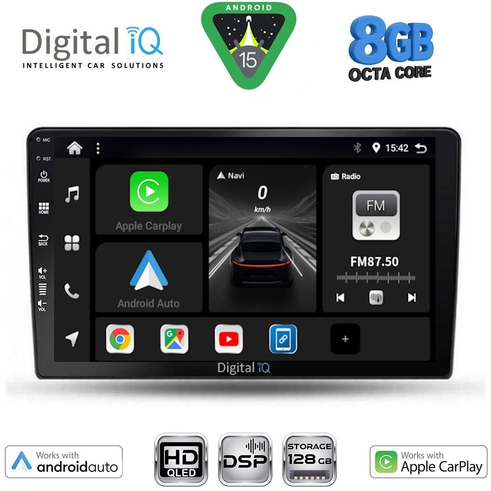 BXF7702_15 DIGITAL IQ BXF 7702_CPAA (9inc) MULTIMEDIA TABLET for TOYOTA AURIS mod. 2007-2012 - Image 1