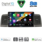 DIGITAL IQ BXF 7712GR_CPAA (9inc) MULTIMEDIA TABLET for TOYOTA COROLLA mod. 2001-2006 (GREY) - Image 2