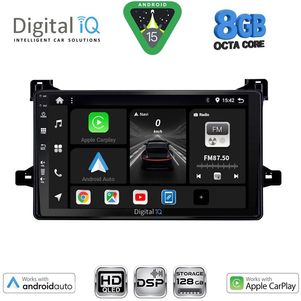 BXF7727_15 DIGITAL IQ BXF 7727_CPAA (9inc) MULTIMEDIA TABLET for TOYOTA PRIUS mod. 2016-2020 - Image 1