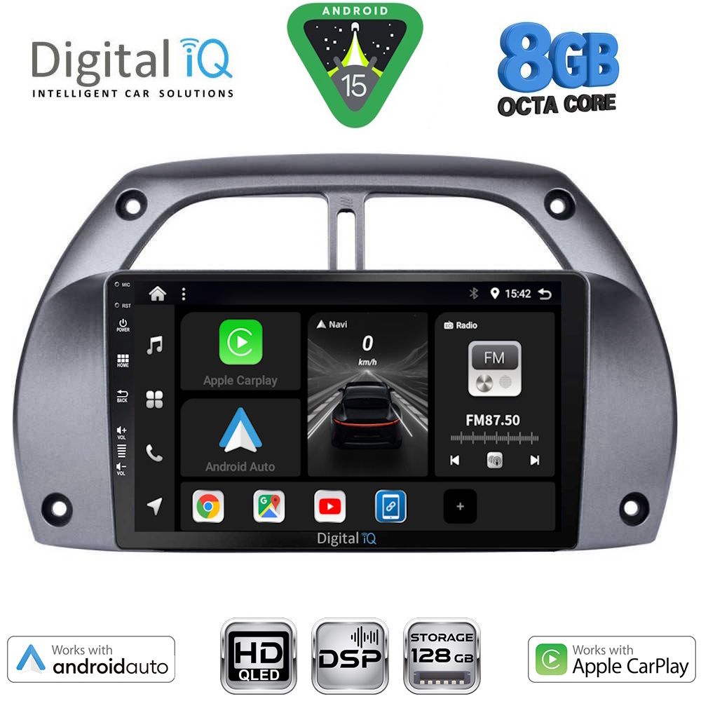 BXF7730_15 DIGITAL IQ BXF 7730_CPAA A/C (9inc) MULTIMEDIA TABLET for TOYOTA RAV 4 mod. 2000-2006 - Image 1