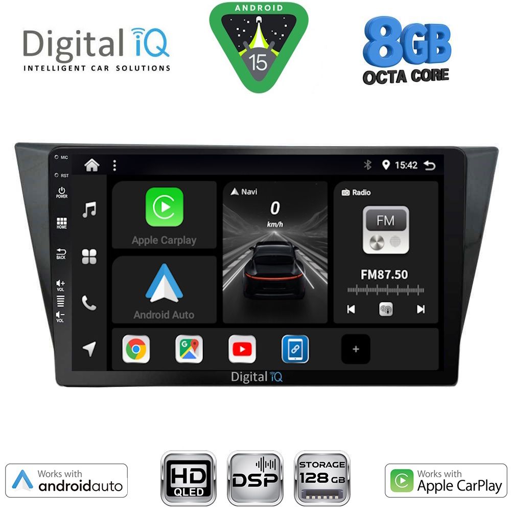 BXF7761_15 DIGITAL IQ BXF 7761_CPAA (10inc) MULTIMEDIA TABLET for VW TIGUAN mod. 2016-2024 - Image 1