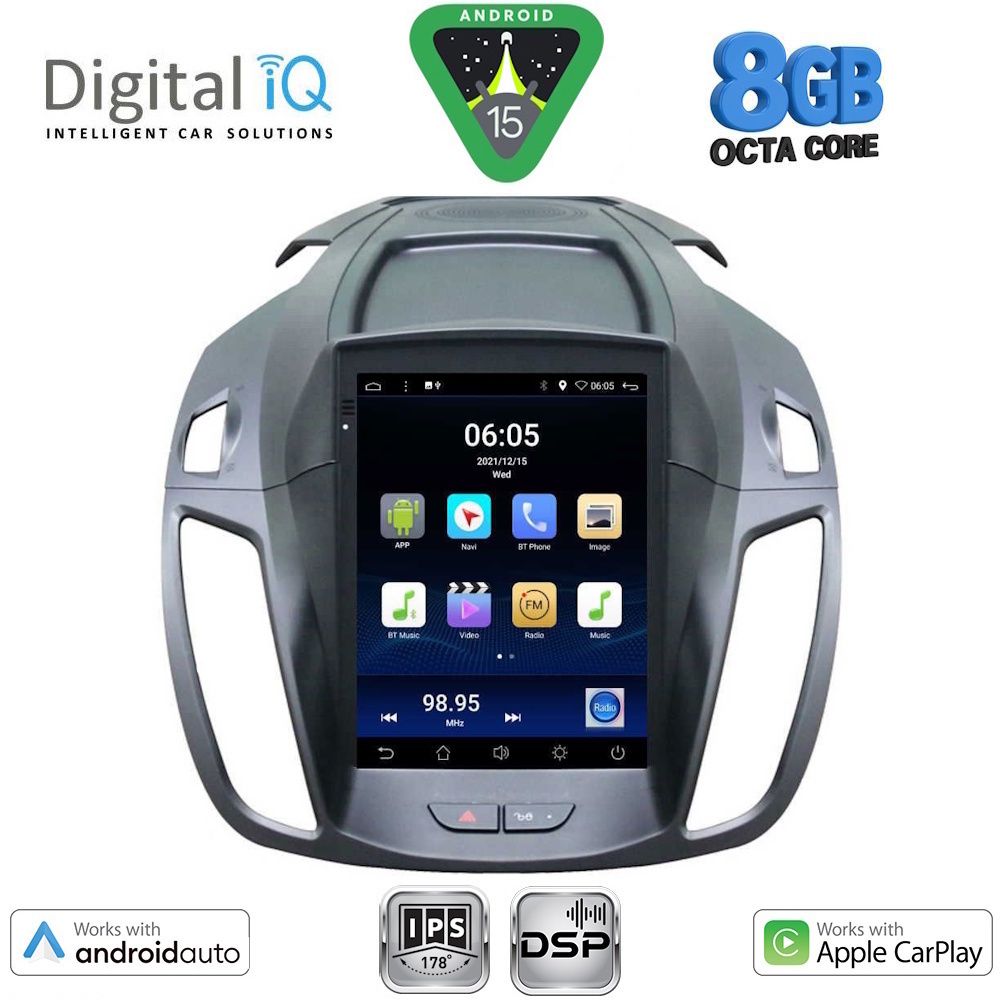 BXF7964_15 DIGITAL IQ BXF 7964_CPAA TESLA STYLE for FORD KUGA mod. 2013-2019 - Image 1