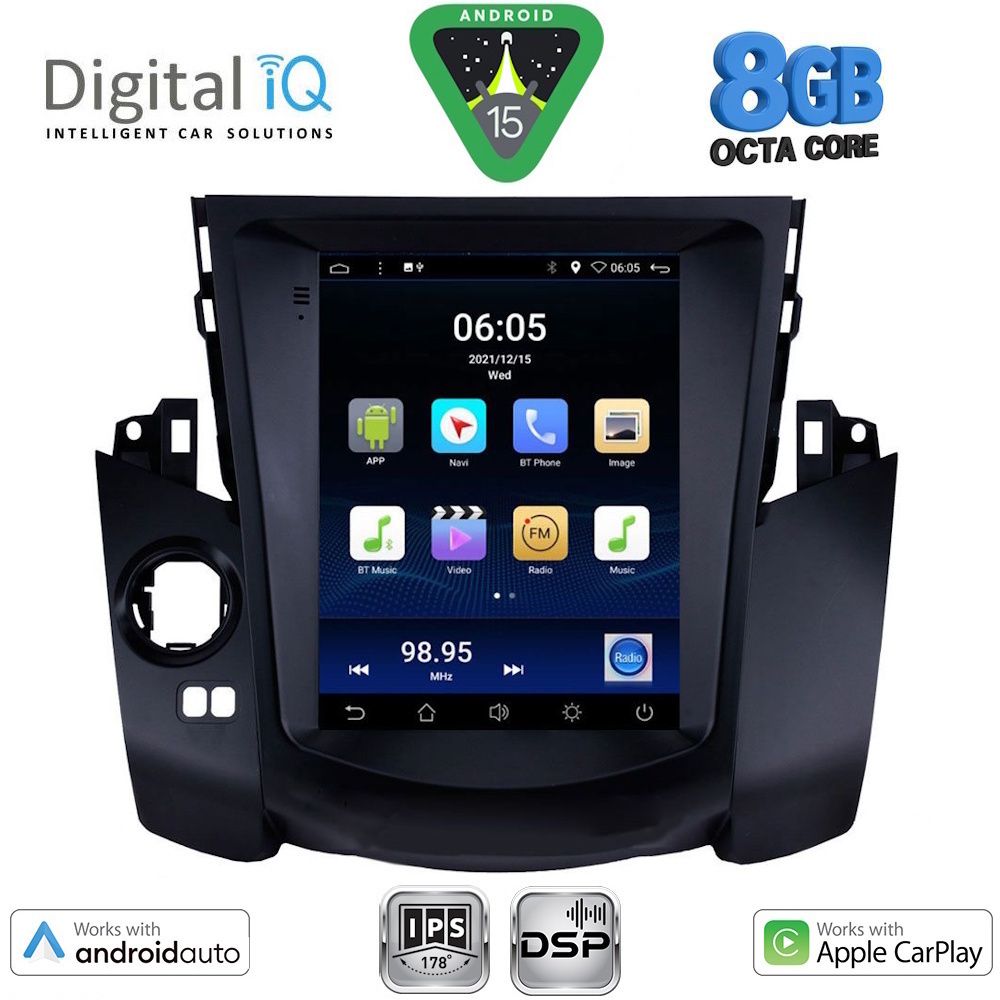BXF7969_15 DIGITAL IQ BXF 7969_CPAA TESLA STYLE for TOYOTA RAV 4 mod. 2006-2012 - Image 1