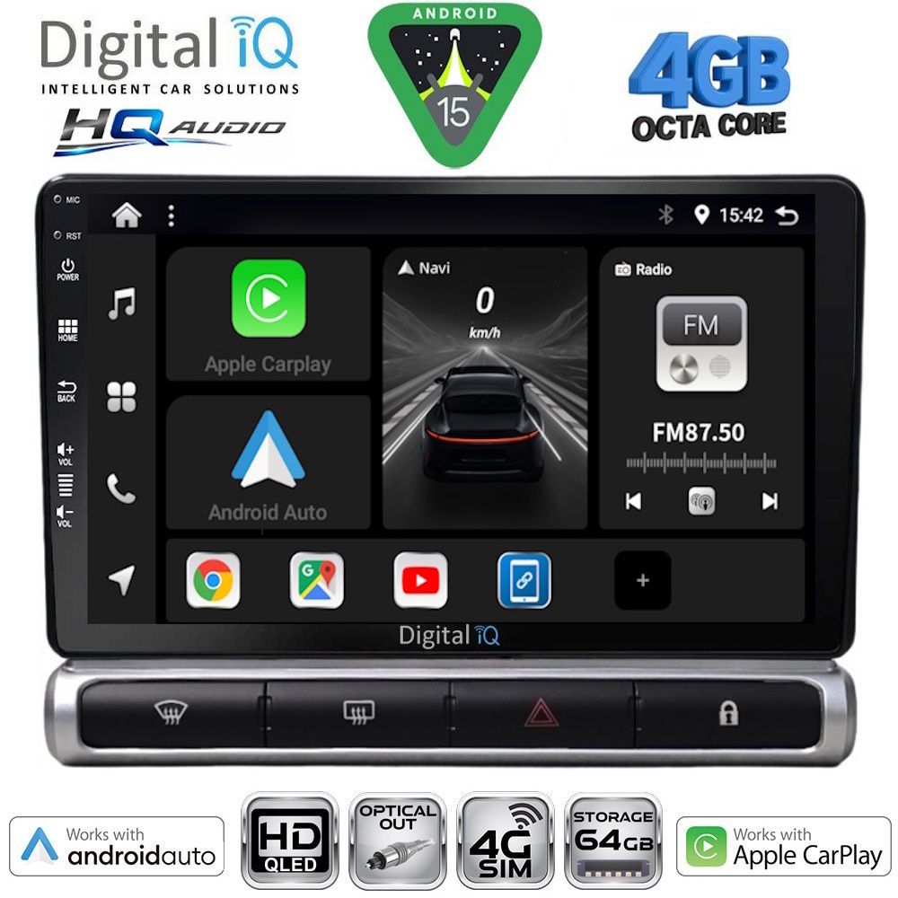 BXK19093H-15 DIGITAL IQ BXK 19093H_CPAA (9inc) MULTIMEDIA TABLET for CITROEN C3 - DS3 mod. 2016-2024 High Version - Image 1