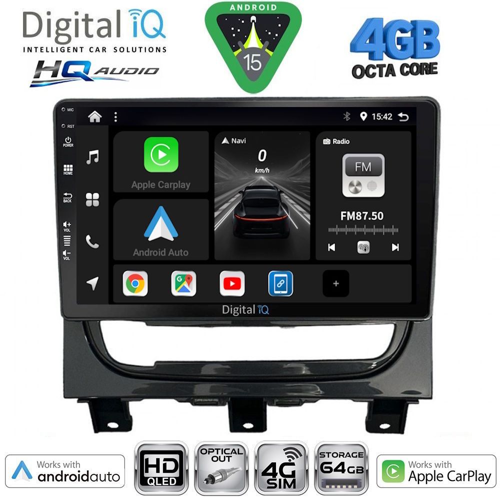 BXK19146-15 DIGITAL IQ BXK 19146_CPAA (9inc) MULTIMEDIA TABLET for FIAT STRADA mod. 2012-2020 - Image 1