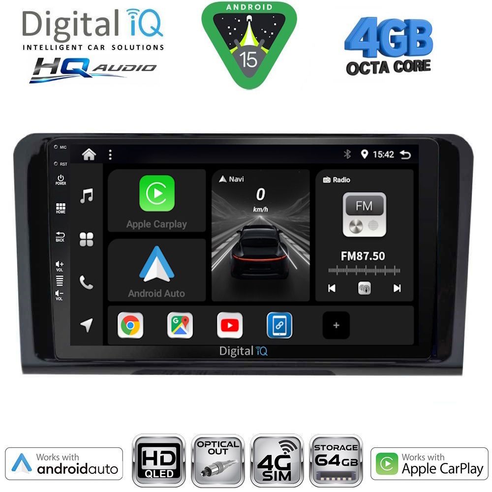 BXK19414-15 DIGITAL IQ BXK 19414_CPAA (9inc) MULTIMEDIA TABLET for MERCEDES ML (W164) – GL (X164) mod. 2005-2011 - Image 1