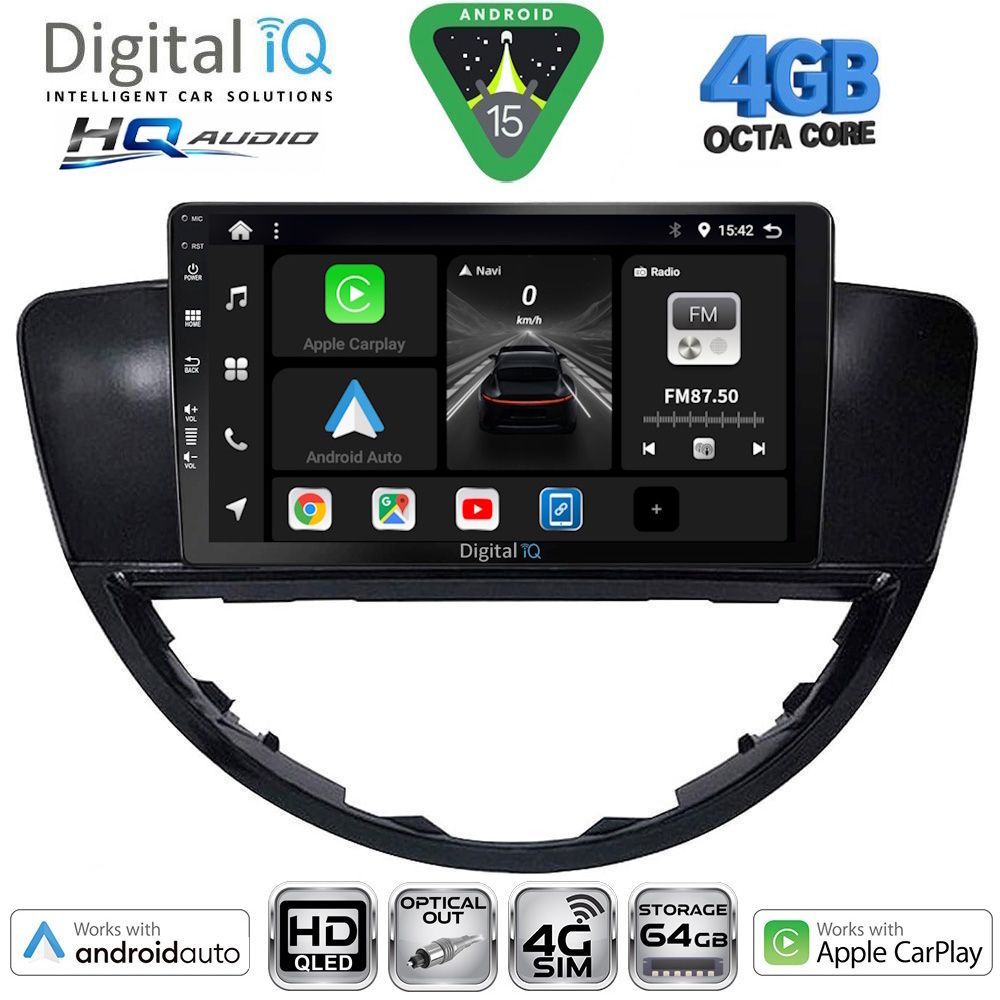 BXK19660-15 DIGITAL IQ BXK 19660_CPAA (9inc) MULTIMEDIA TABLET for SUBARU TRIBECA mod. 2007-2014 - Image 1