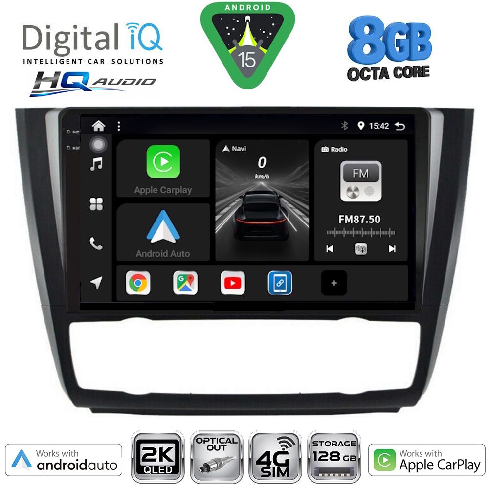 BXK20040CL_15_ DIGITAL IQ BXK 20040_CPAA CLIMA (9inc) MULTIMEDIA TABLET for BMW S.1 (E81-82-87-88) mod. 2004-2013 - Image 1