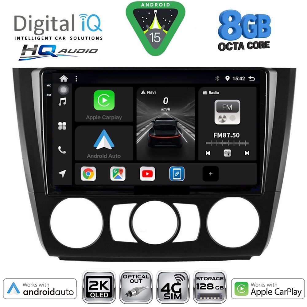 BXK20040_15_ DIGITAL IQ BXK 20040_CPAA A/C (9inc) MULTIMEDIA TABLET for BMW S.1 (E81-82-87-88) mod. 2004-2013 - Image 1
