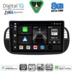 DIGITAL IQ BXK 20130BL_CPAA (9inc) MULTIMEDIA TABLET for FIAT 500 mod. 2007-2015 (BLACK)