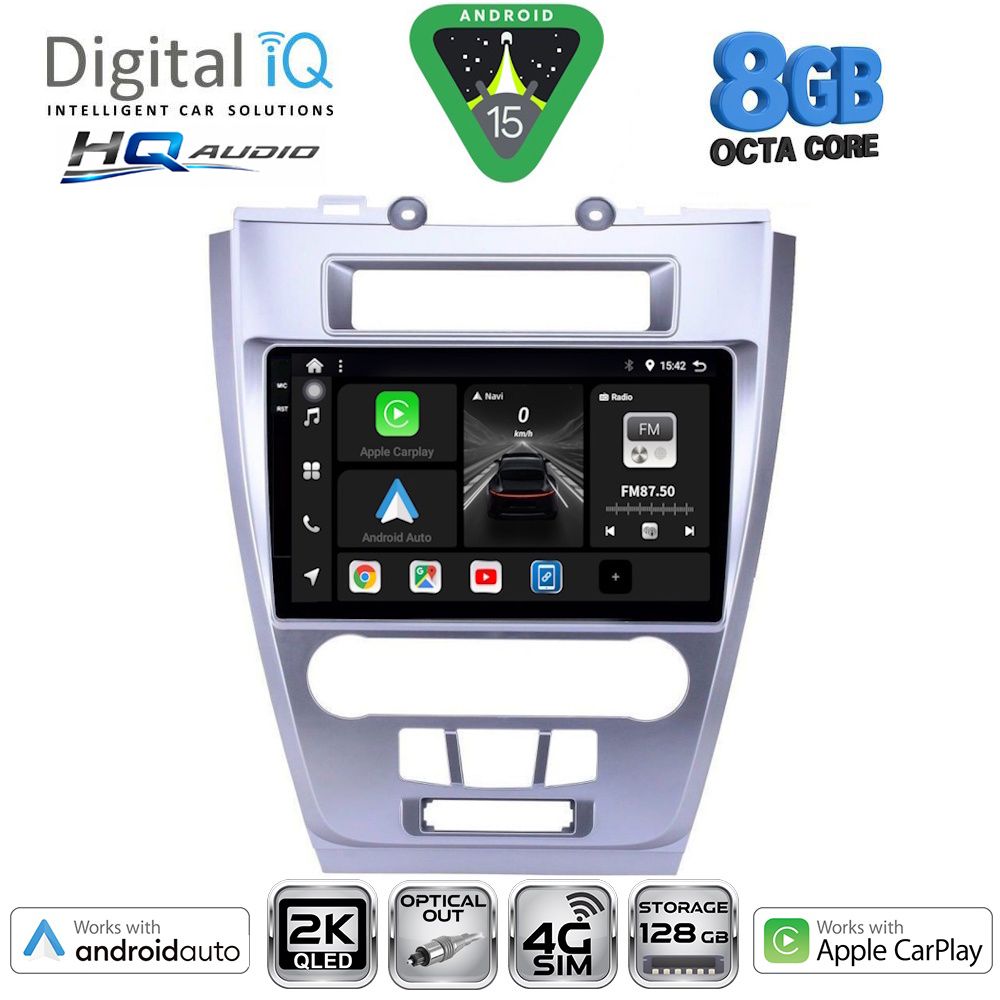 BXK20159_15 DIGITAL IQ BXK 20159_CPAA (10inc) MULTIMEDIA TABLET for FORD FUSION mod. 2012-2017 - Image 1